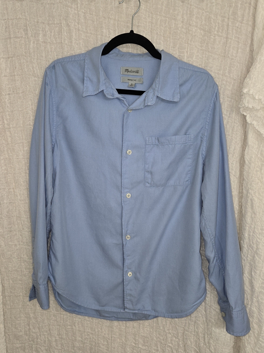 Madewell Light Blue Men's Button-Up Shirt